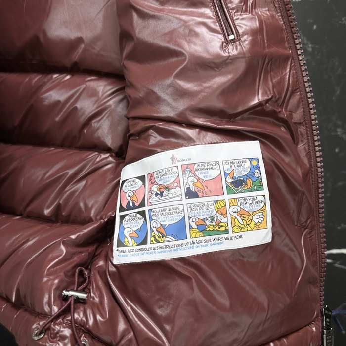 Clothing Moncler puffer jacket Burgundy