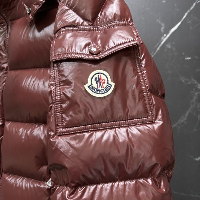Clothing Moncler puffer jacket Burgundy