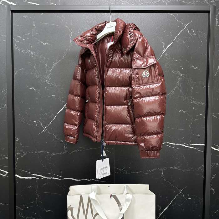 Clothing Moncler puffer jacket Burgundy