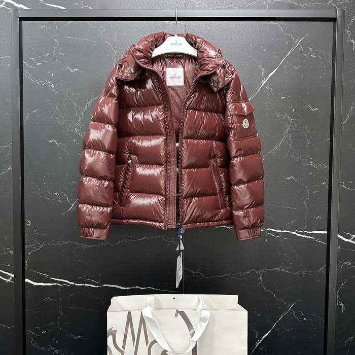 Clothing Moncler puffer jacket Burgundy