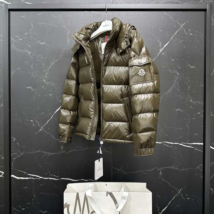 Clothing Moncler puffer jacket Green