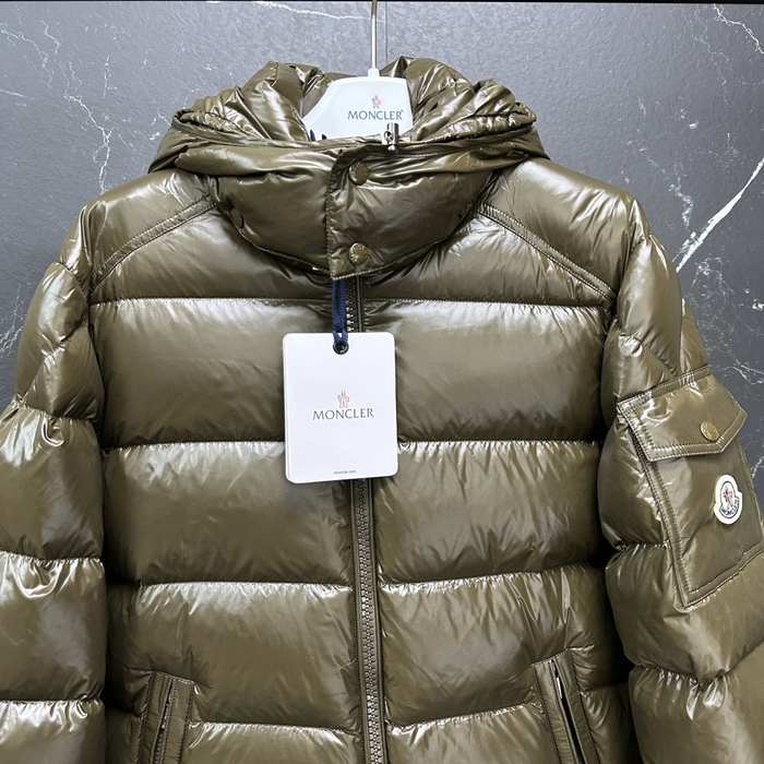 Clothing Moncler puffer jacket Green
