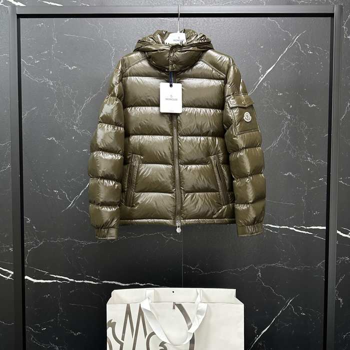 Clothing Moncler puffer jacket Green