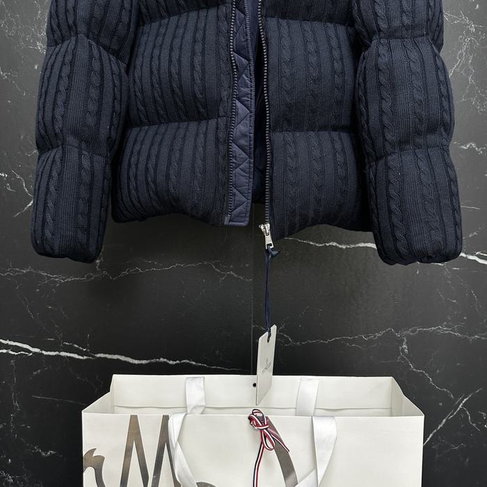 Clothing Moncler puffer jacket Navy 001