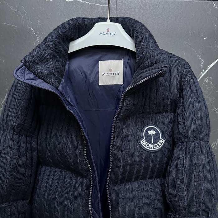 Clothing Moncler puffer jacket Navy 001
