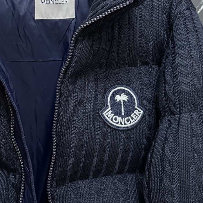 Clothing Moncler puffer jacket Navy 001