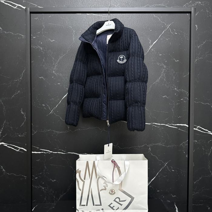 Clothing Moncler puffer jacket Navy 001