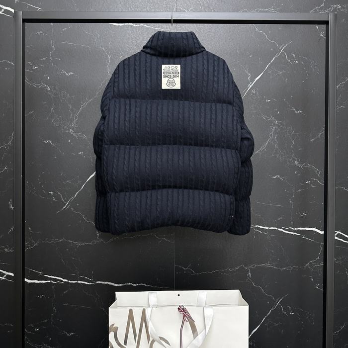 Clothing Moncler puffer jacket Navy 001