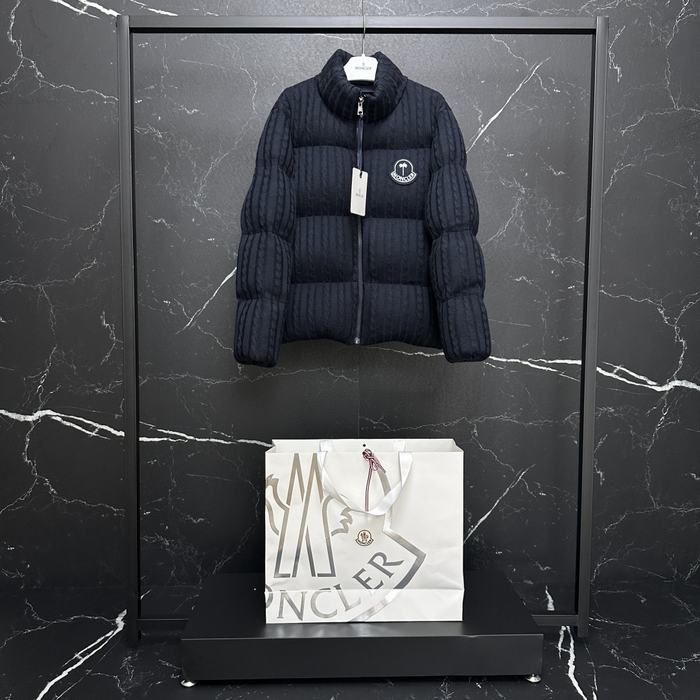 Clothing Moncler puffer jacket Navy 001