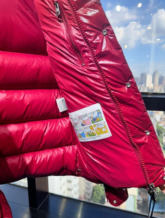 Clothing Moncler puffer jacket Red 001