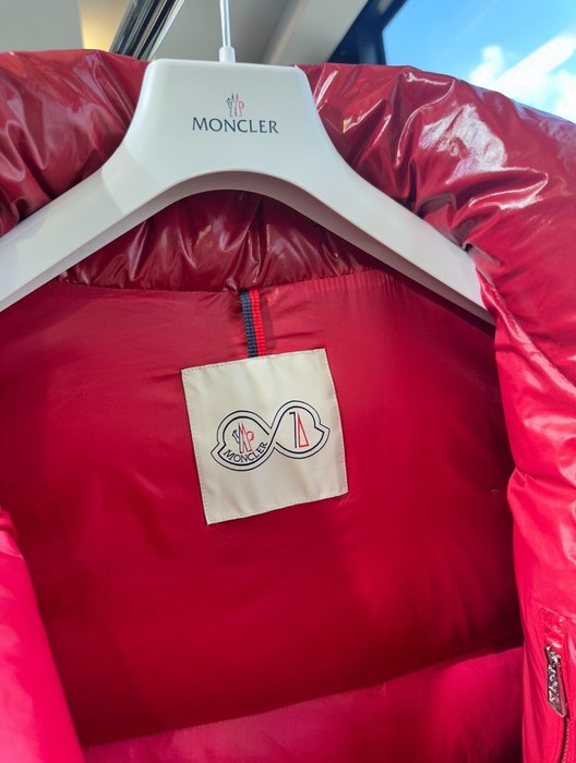 Clothing Moncler puffer jacket Red 001