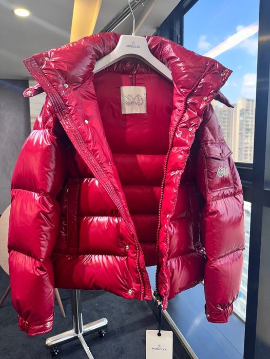 Clothing Moncler puffer jacket Red 001