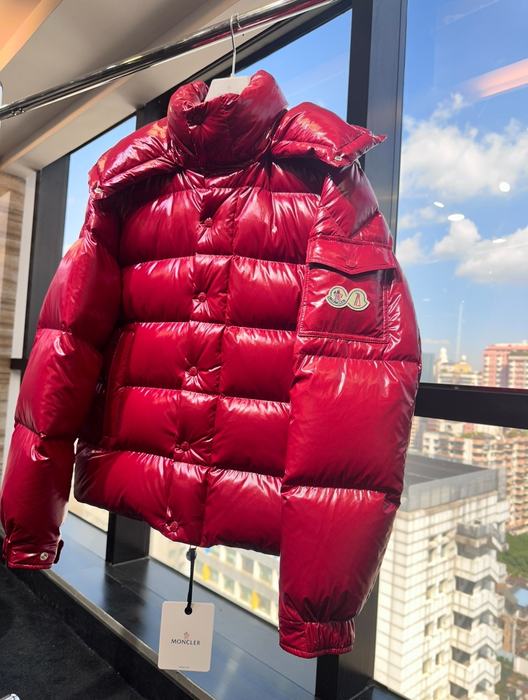 Clothing Moncler puffer jacket Red 001