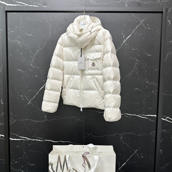 Clothing Moncler puffer jacket White 002