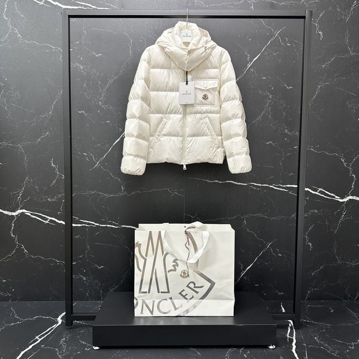 Clothing Moncler puffer jacket White 002