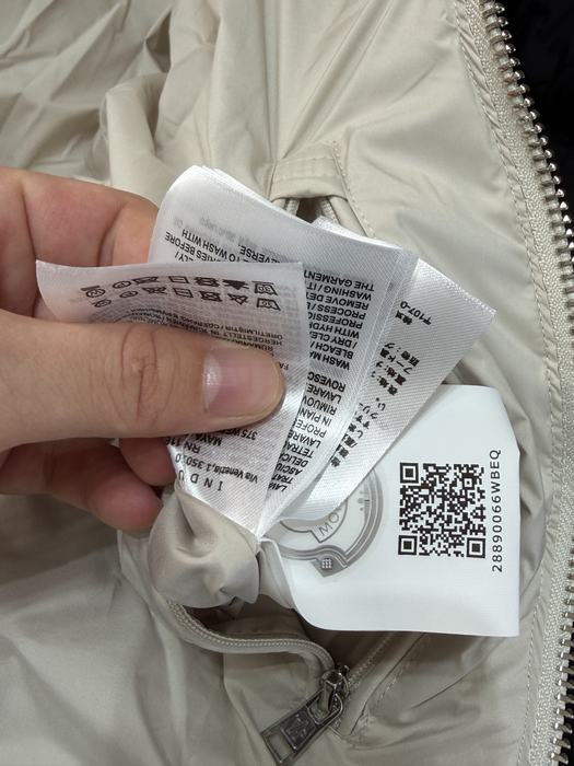 Clothing Moncler puffer jacket White 003