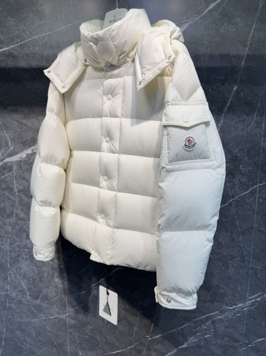 Clothing Moncler puffer jacket White 005