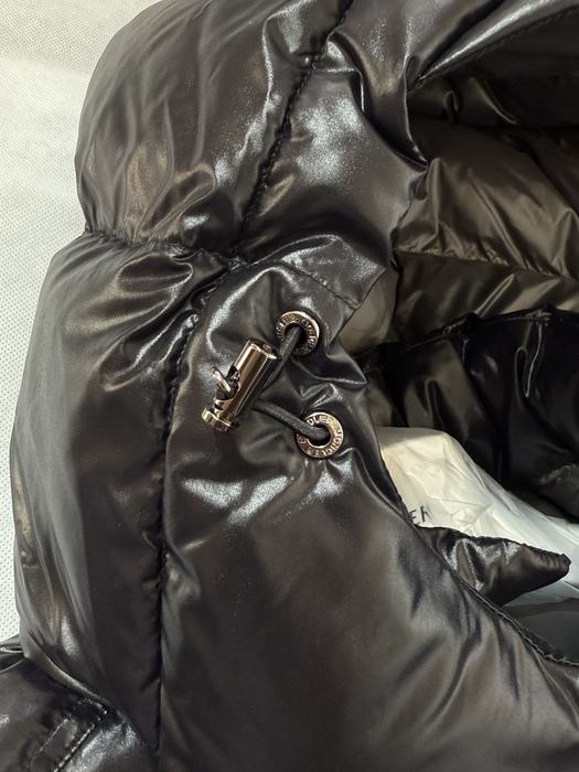 Clothing Moncler puffer vest with hood Black