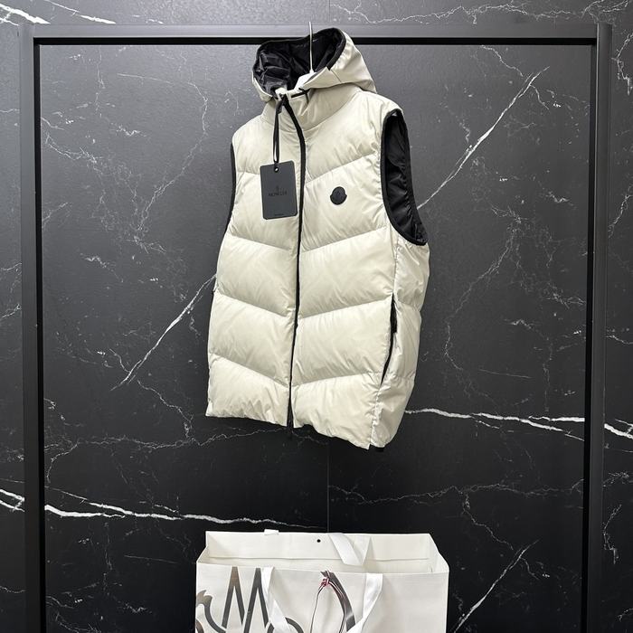 Clothing Moncler puffer vest Beige 001
