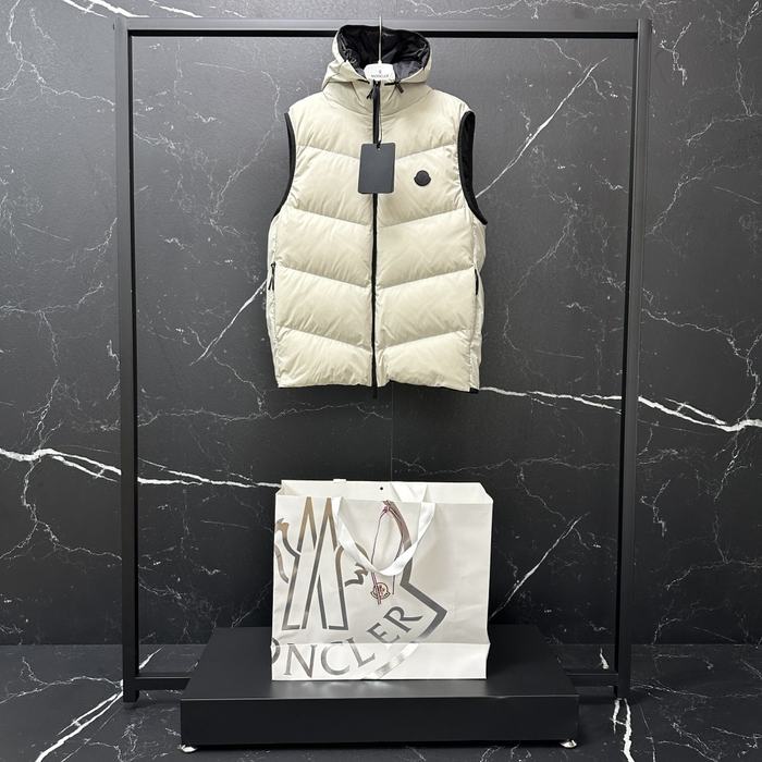 Clothing Moncler puffer vest Beige 001