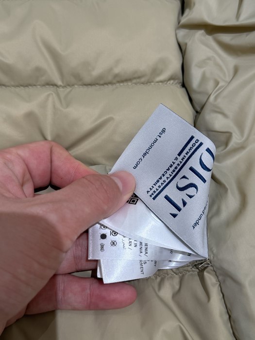 Clothing Moncler puffer vest Beige