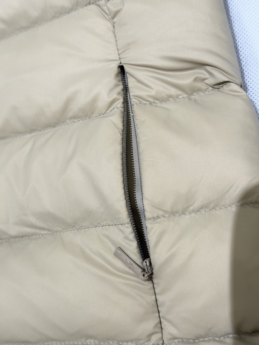 Clothing Moncler puffer vest Beige