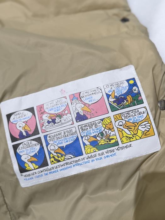 Clothing Moncler puffer vest Beige