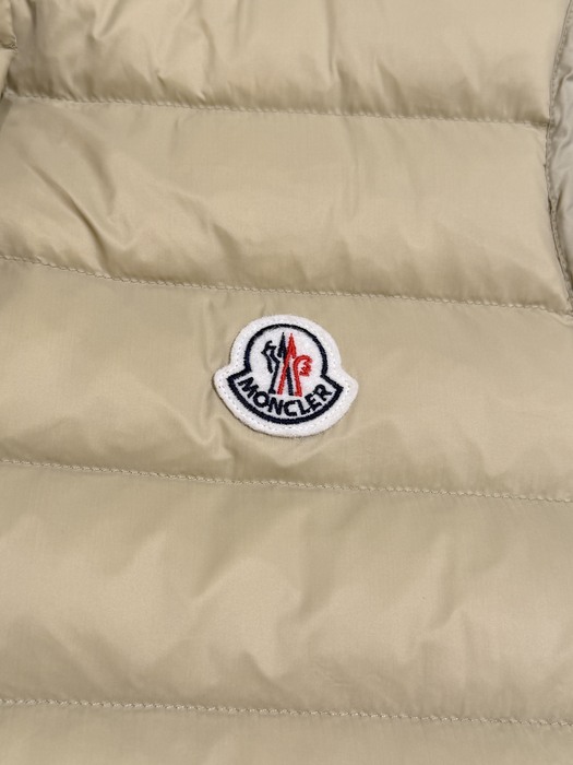 Clothing Moncler puffer vest Beige
