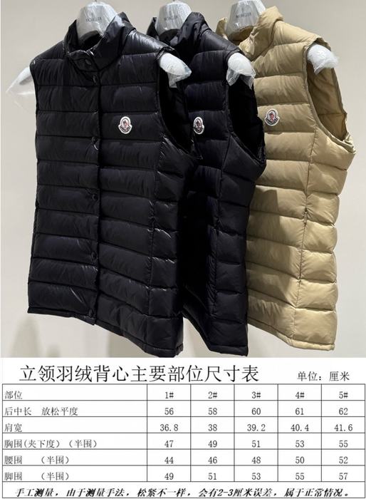 Clothing Moncler puffer vest Black 001