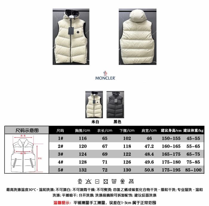 Clothing Moncler puffer vest Black 002