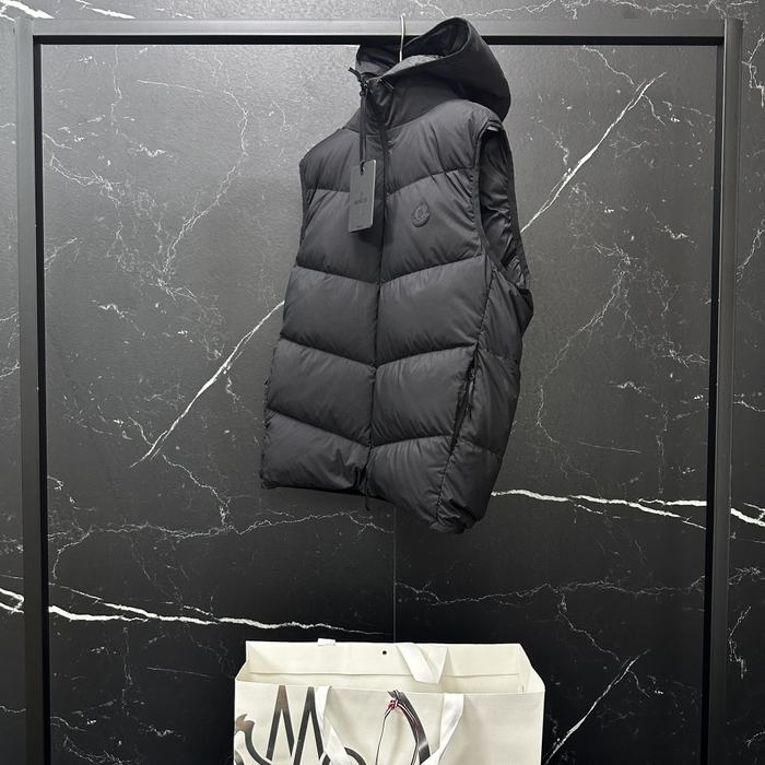 Clothing Moncler puffer vest Black 002