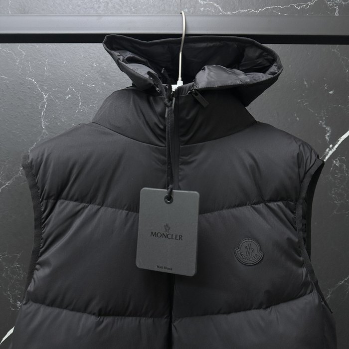 Clothing Moncler puffer vest Black 002