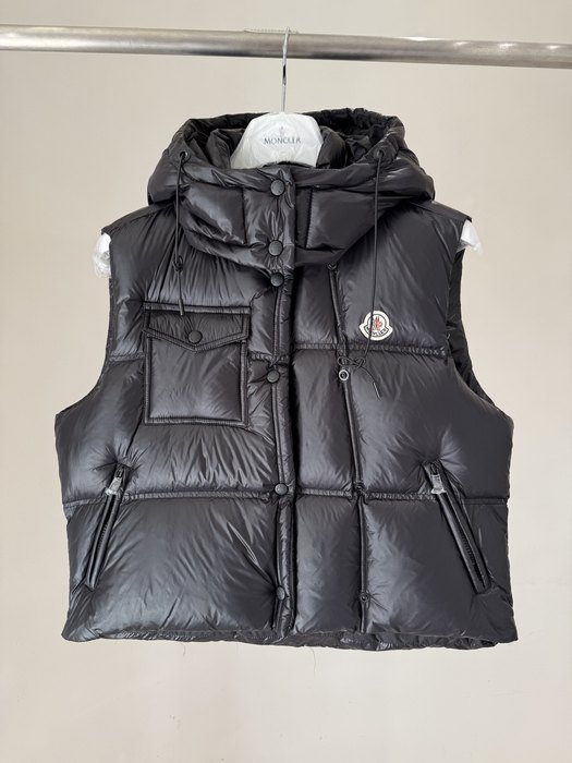 Clothing Moncler puffer vest Black 006