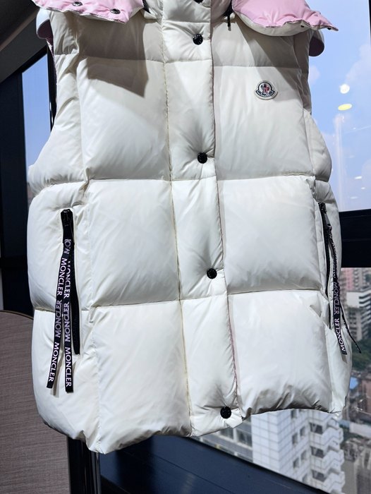 Clothing Moncler puffer vest White 002