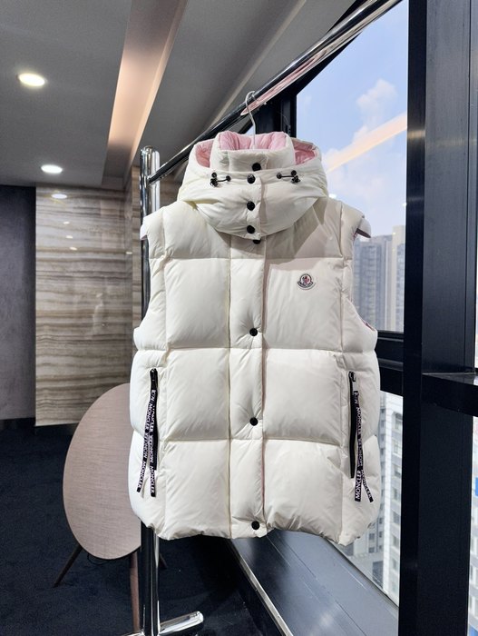 Clothing Moncler puffer vest White 002