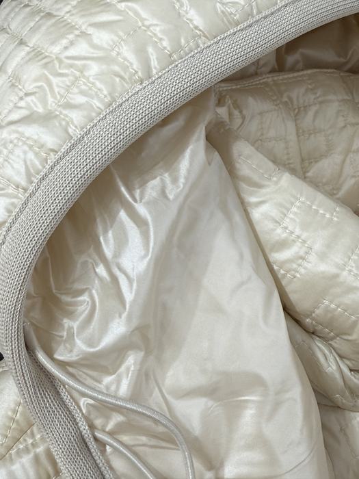 Clothing Moncler quilted down jacket Beige