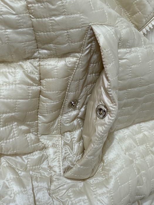 Clothing Moncler quilted down jacket Beige