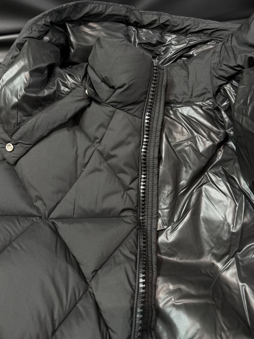 Clothing Moncler quilted down jacket Black