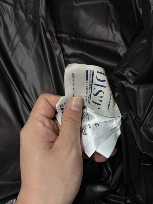 Clothing Moncler quilted down jacket Black