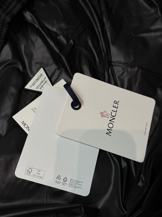 Clothing Moncler quilted down jacket Black