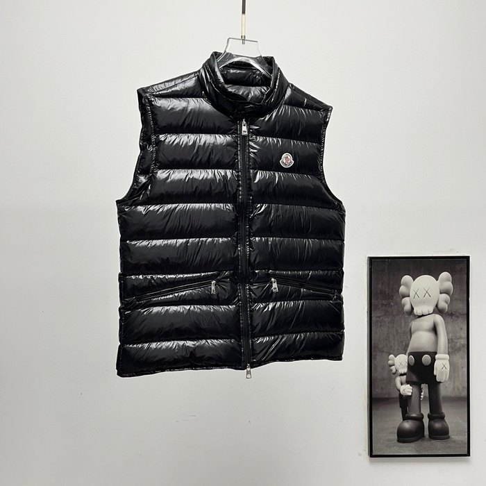 Clothing Moncler quilted down vest Black