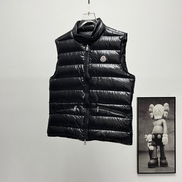 Clothing Moncler quilted down vest Black