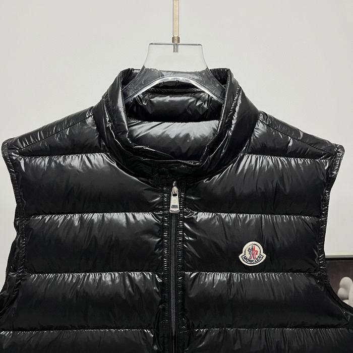 Clothing Moncler quilted down vest Black
