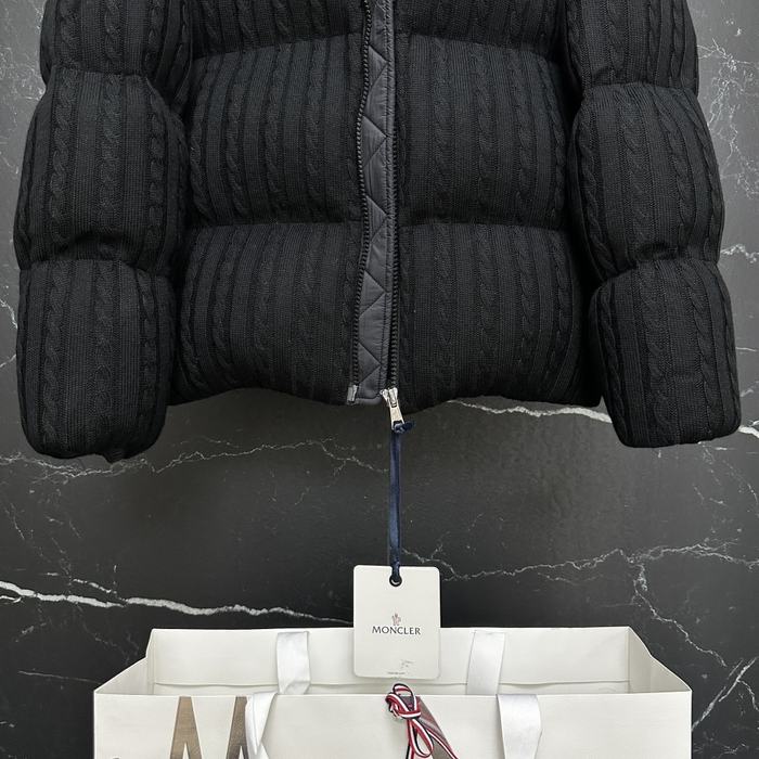 Clothing Moncler quilted padded jacket Black