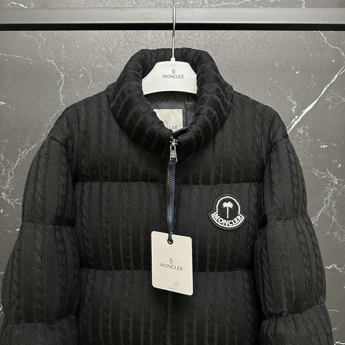 Clothing Moncler quilted padded jacket Black