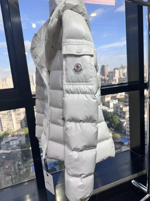 Clothing Moncler quilted puffer jacket White 001
