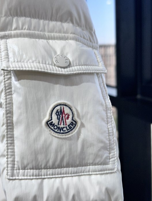 Clothing Moncler quilted puffer jacket White 001