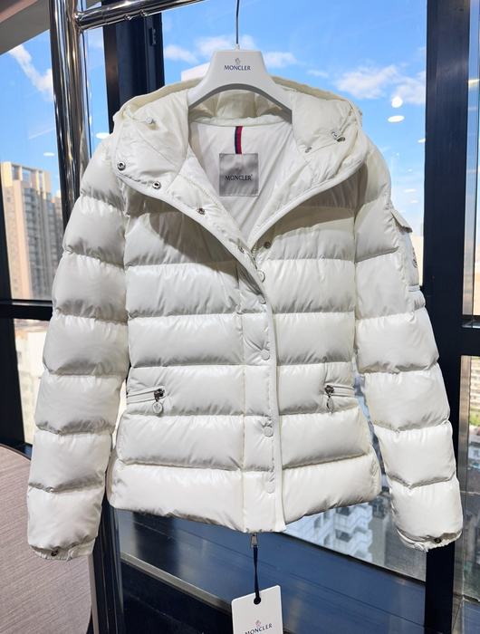 Clothing Moncler quilted puffer jacket White 001