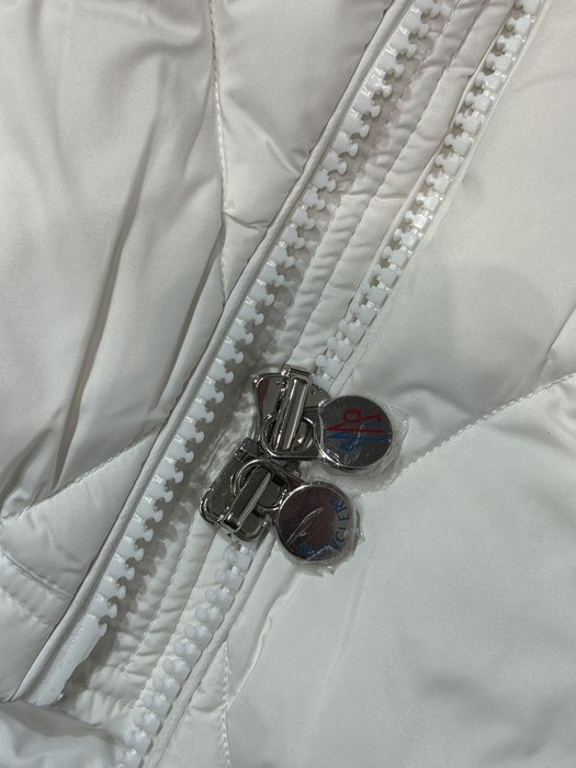 Clothing Moncler quilted puffer jacket White