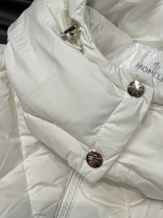 Clothing Moncler quilted puffer jacket White